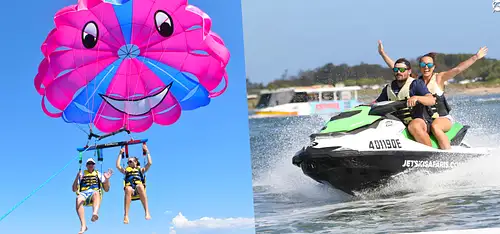 Parasailing + Jet Ski Safari For 2 | Choice of Duration