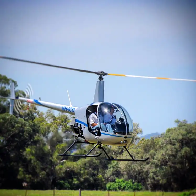 Robinson R22 Helicopter Trial Introductory Flight in Pokolbin