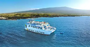 Snorkel and Dolphin Watching Catamaran Tour from Kona
